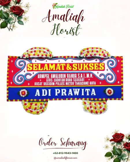 Papan Bunga Ucapan Selamat Kedungreja